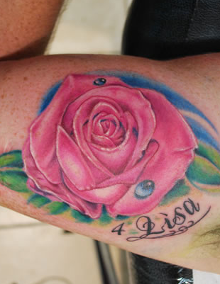 tattoos/ - Realistic Rose Tattoo - 61634